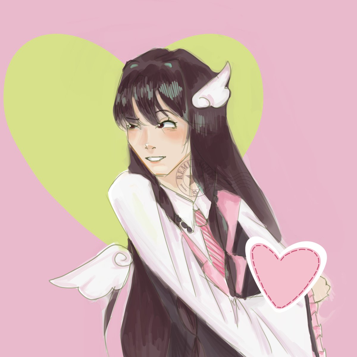 EvermistFalls's tweet photo. Didnt make a specific post for this but eyyeyey

 they both took 1.5hrs which is amazing for me, I cant afford to spend 2 months on a piece ever again 😭 https://t.co/zdGOo9TixM