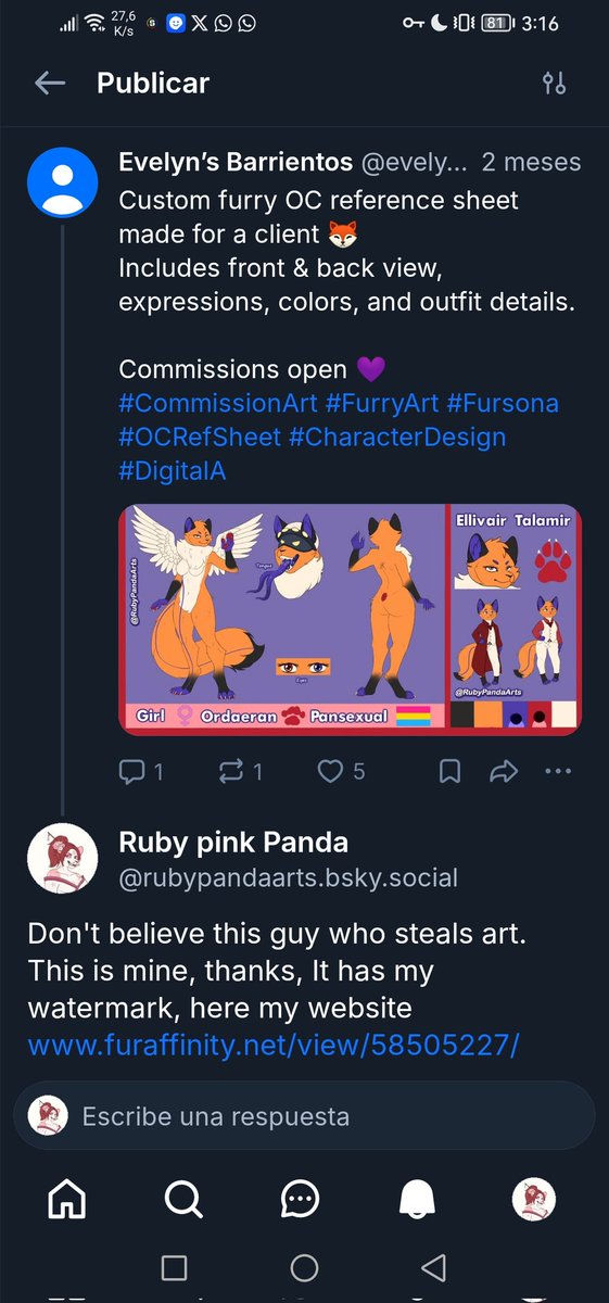 I'm opening Bluesky for the first time just because someone stole my art and uploaded it there.☕😒
What a welcome btw