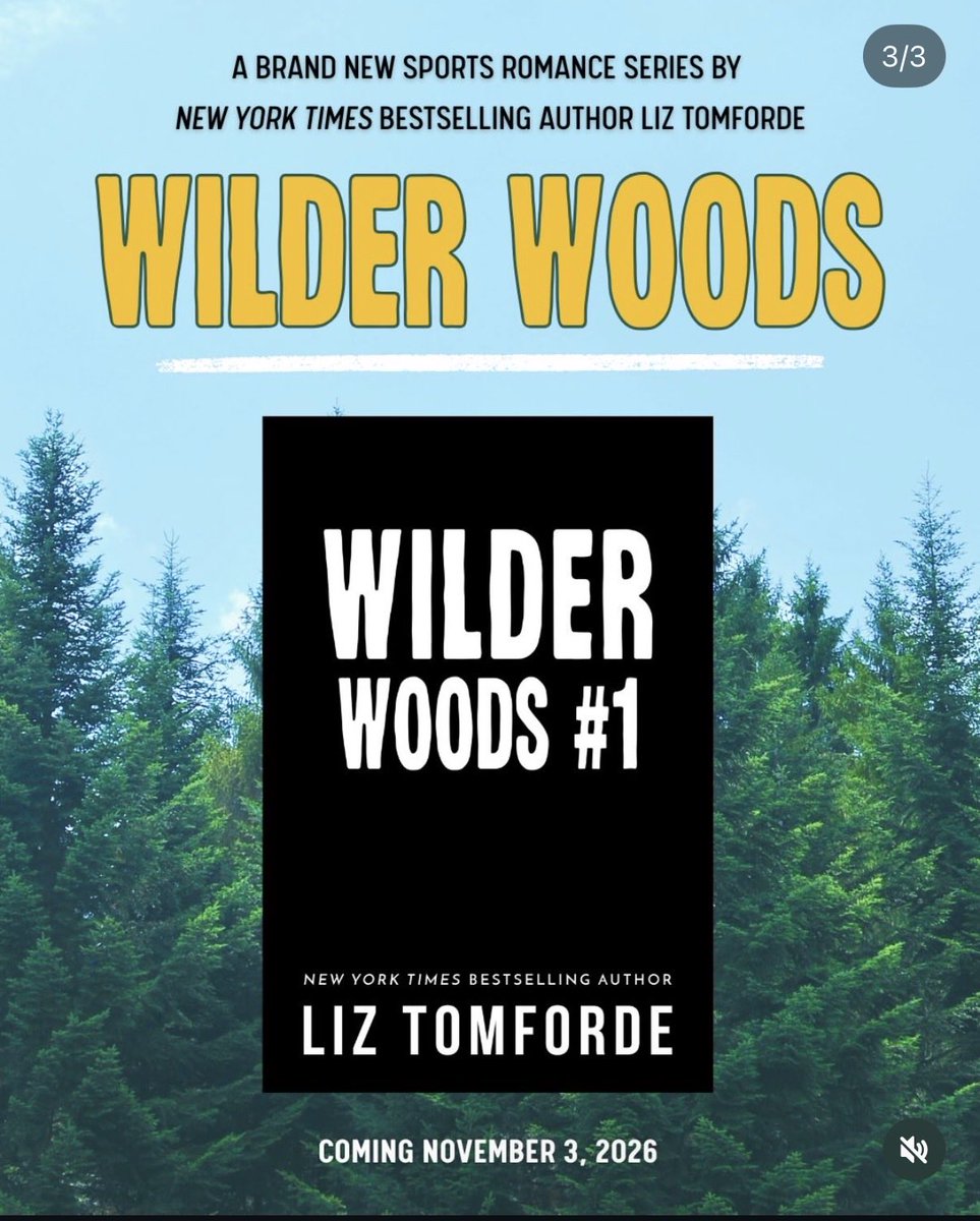 I’m so excited for the Wilder Woods series!!! New athletes ❤️ November 3rd