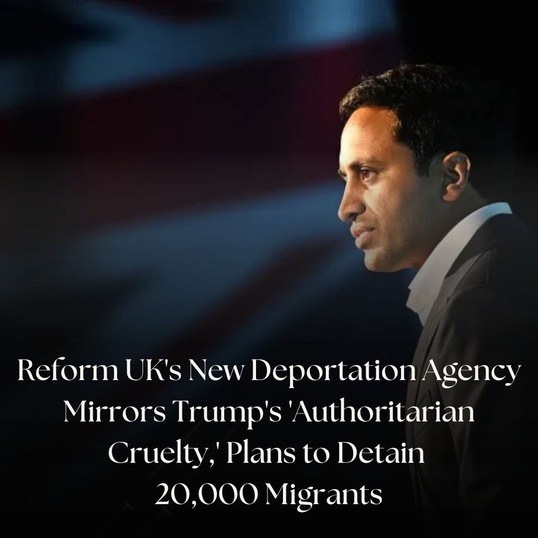 IBTimesUK's tweet image. Reform UK's new deportation plans face backlash for their aggressive approach to migrants like ICE. 

#ReformUK #ICE #Farage #Trump #ZiaYusuf

Read More: ibtimes.co.uk/reform-uk-depo…