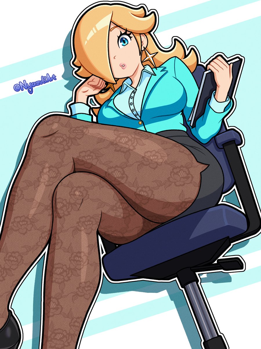 Mama Rosalina is hard at work so she can afford to feed all those baby lumas! ✨👩‍💼💼
#Rosalina #Nintendo