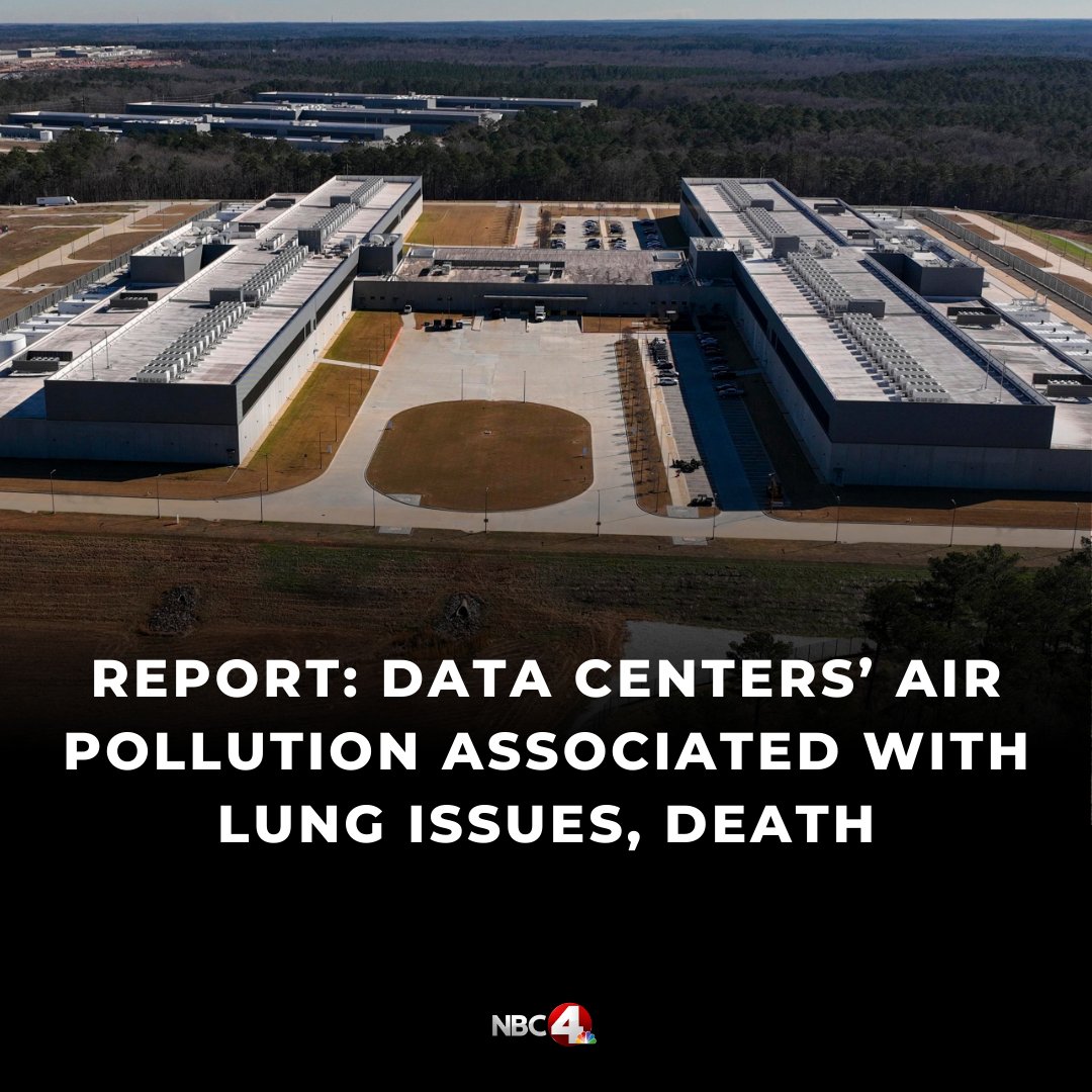 Data Centers Cause Lung Disease and Death 

A recently published report from Community &amp; Environmental Defense Services - Richard Klein, provides data substantiating serious health consequences of living near a data center. 

In the report linked below, Kline outlines the air
