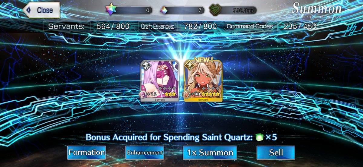 SofiaEbby's tweet photo. [Fei's FGO NA Gachananigans] YOU CAN'T MAKE THIS SHIT UP 🤣🤣🤣 Out of every 3* Rider you can come home with, it HAD to be Medusa....

I guess I need to fully finish your event now. Welcome to my NA Chaldea, Andromeda! #Goatchananigans https://t.co/0nQ62tMCsy
