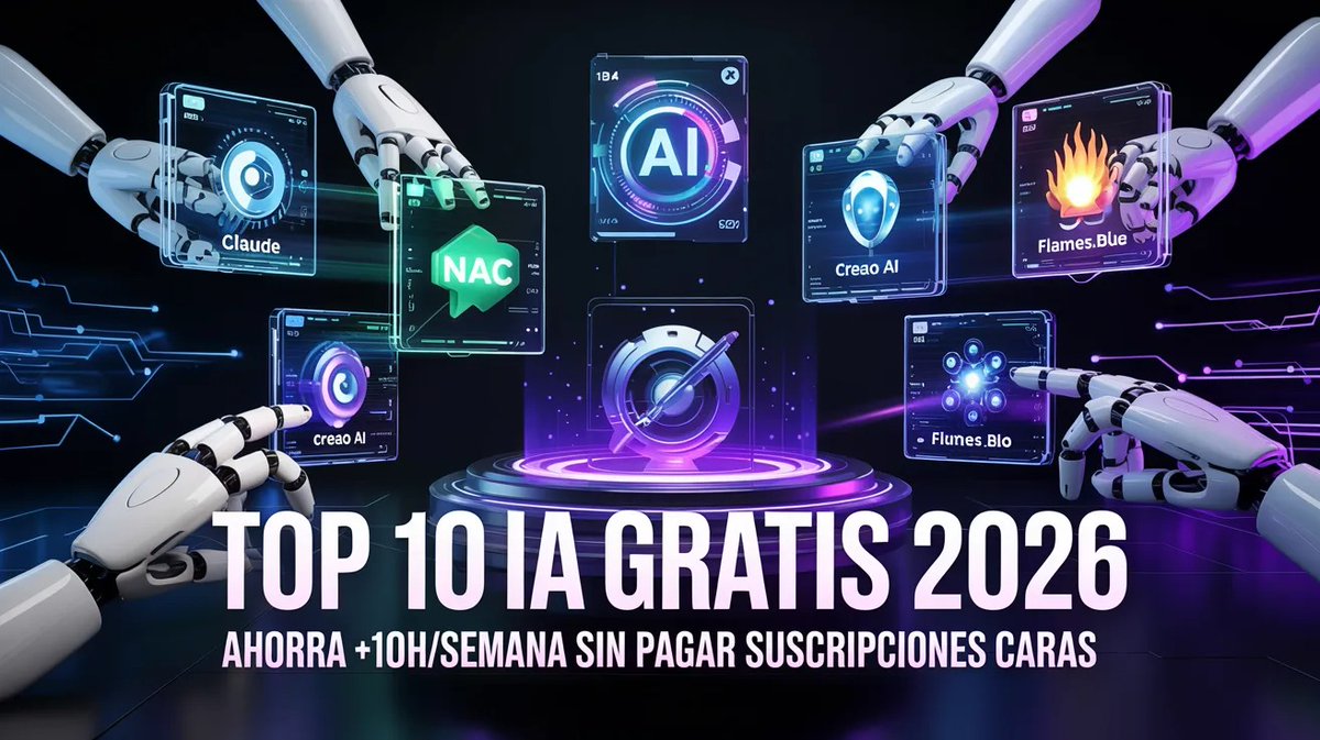 iaboxtoolES's tweet photo. Las 10 herramientas IA GRATIS o freemium que ESTÁN ROMPIENDO ahora mismo (y te ahorran +10h/semana fácil). 😤 ¿Harto de pagar suscripciones caras por IA mediocre? Estas son las que uso YO de verdad, poco conocidas pero brutales. Prueba ya 👇 [https://t.co/cQIjuiIveC] #IA #iatools https://t.co/wxN8D0L76a