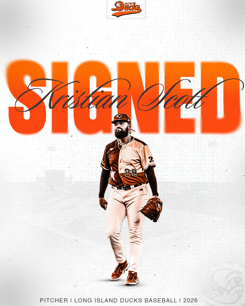 🚨 PLAYER SIGNING 🚨

We have signed 2024 <a href="/AA_Baseball/">American Association</a> All-Star Kristian Scott! The right-hander has a 16-9 record with a 3.26 ERA, 17 saves and 187 strikeouts in 209.2 innings over five professional seasons.

📰: liducks.com/ducks-sign-rig…