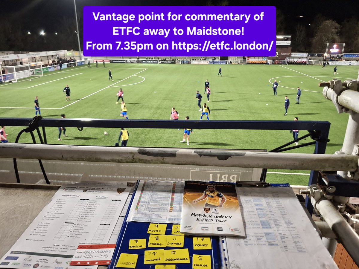 Enfield Town FC Commentary tweet media
