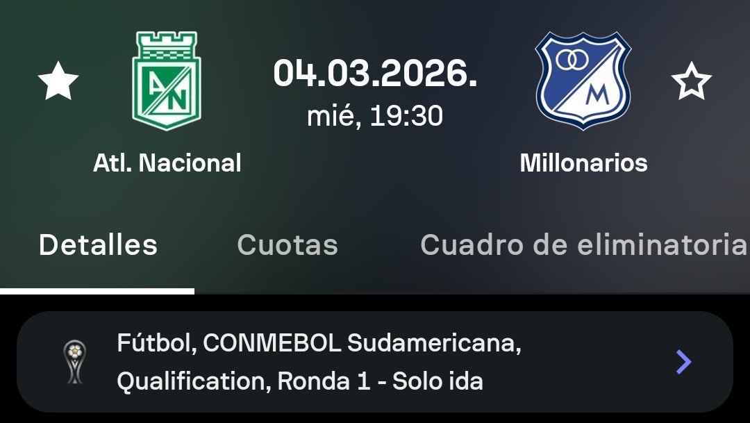 de estos dos partidos depende mi estado de ánimo para el resto del año