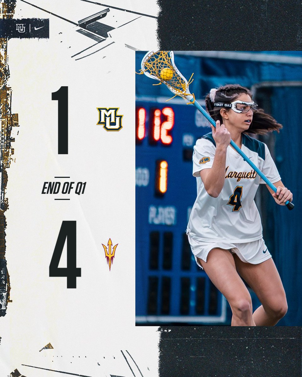 Through one in Tempe.

#WeAreMarquette | #MarquetteWLAX