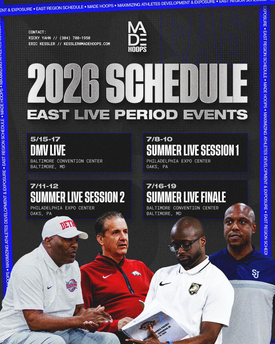 ekess33_MADE's tweet image. 🚨 DMV Live is almost sold out! 💯
Secure your spot now before it’s too late to ensure your team is getting the exposure they need to play at the next level! 👀

@madehoops is the place to be! 📈🫡

#MHC #Challenger #Alliance