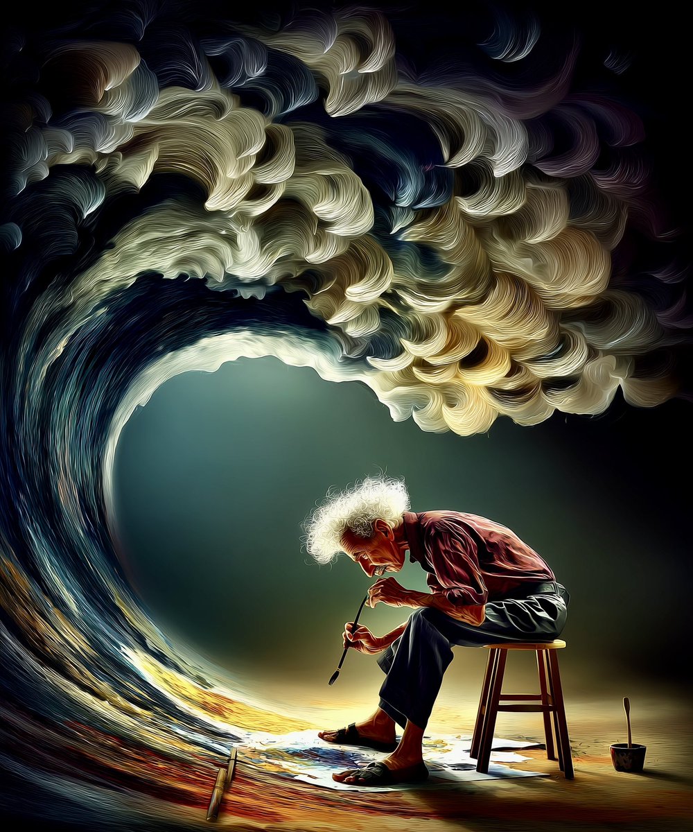 Painting a Wave

#AIart #Midjourney7