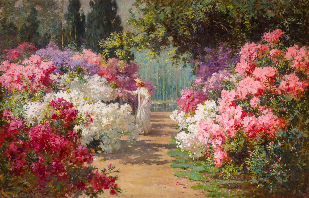 In bloom, by Abbott Fuller Graves (1859-1936)