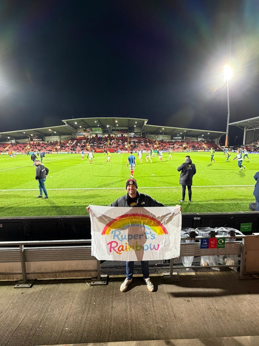 We’re at the Cae Ras tonight, thanks again for your support <a href="/Wrexham_AFC/">Wrexham AFC</a> ❤️ #WxmAFC #UpTheTown #CommunityClub