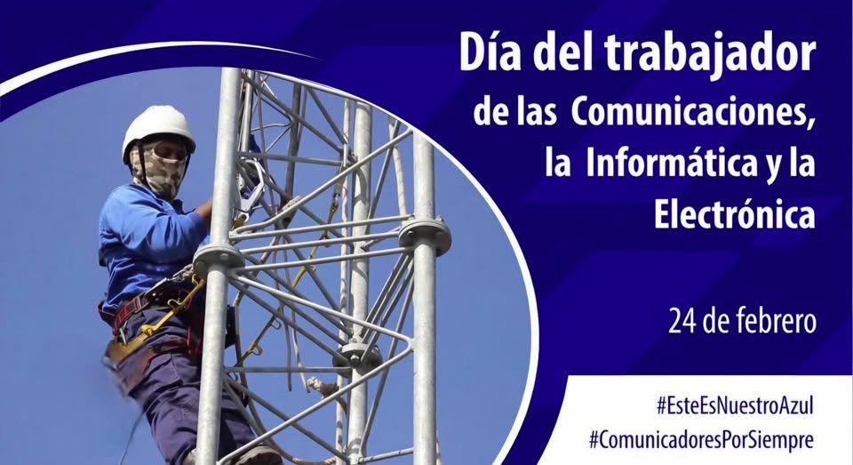 En nombre de los colectivos de <a href="/GemarOsde/">GEMAR</a> , las felicitaciones a los trabajadores de las comunicaciones, la informática y la electrónica en su día.
#DePieYCombatiendo