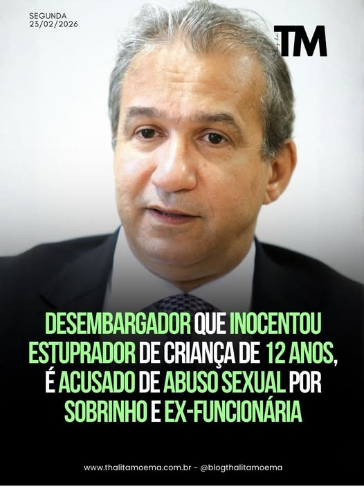 Não é toa que passou o pano para o pedófilo...tem histórico similar...