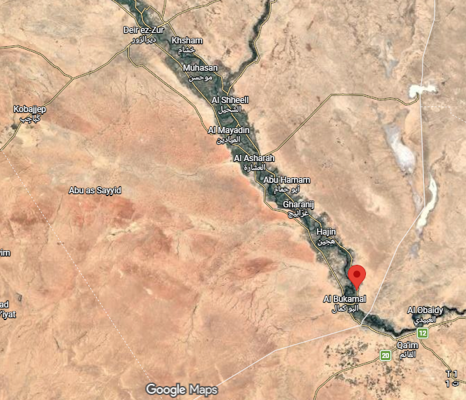QalaatAlMudiq's tweet photo. #Syria: area of #Abukemal witnessed 3 attacks tonight, suggesting an #ISIS cell has been activated in this region bordering Iraq.
Security positions were targeted in Baghuz & Susah, with no casualties.
A man with no known security background was also shot dead in the town of Abukemal (photo).
