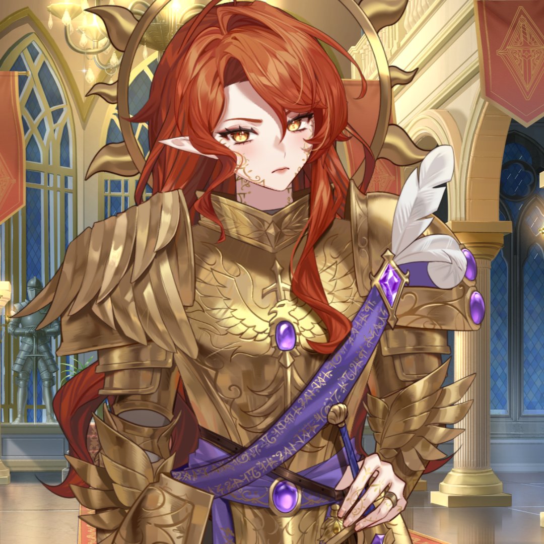 𝕬𝖚𝖗𝖊𝖑𝖎𝖆 𝕿𝖊𝖒𝖕𝖗𝖎𝖘 ⚔ 🔥 | WH 40k Vtuber tweet media