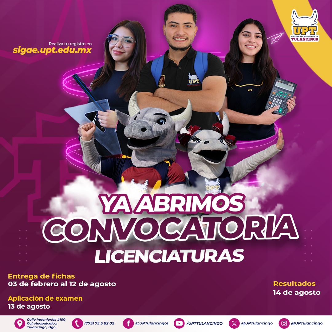 Universidad Politécnica de Tulancingo Oficial tweet media