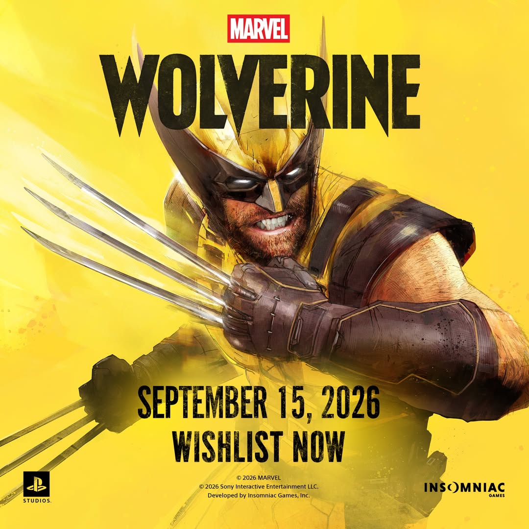 Who's ready for September 15, 2026?

Wishlist Marvel's #WolverinePS5 now.