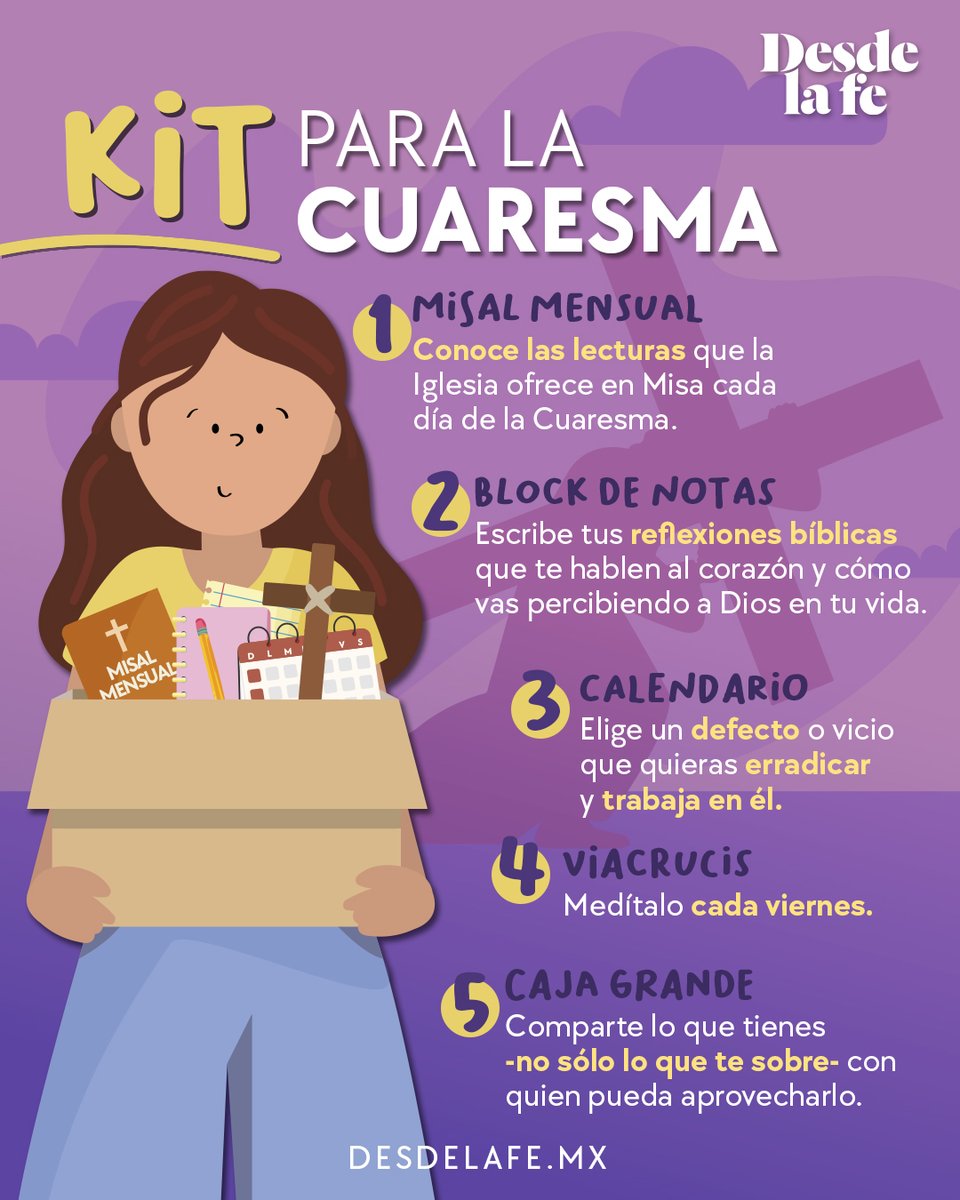 DesdeLaFeMx's tweet image. ¿Ya armaste tu kit para la Cuaresma? ✝

Estos son los básicos que no debes olvidar.
desdelafe.mx/noticias/sabia…

#Cuaresma #kit