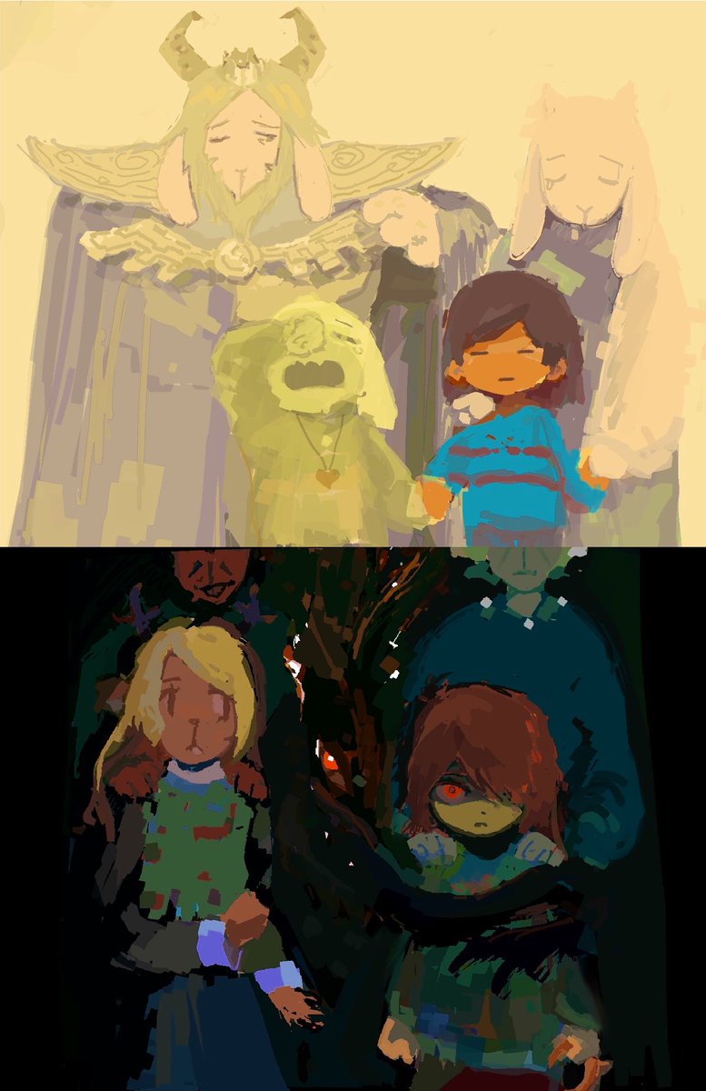 felt like sending this #deltarune #undertale #kris #noelle #frisk #asriel