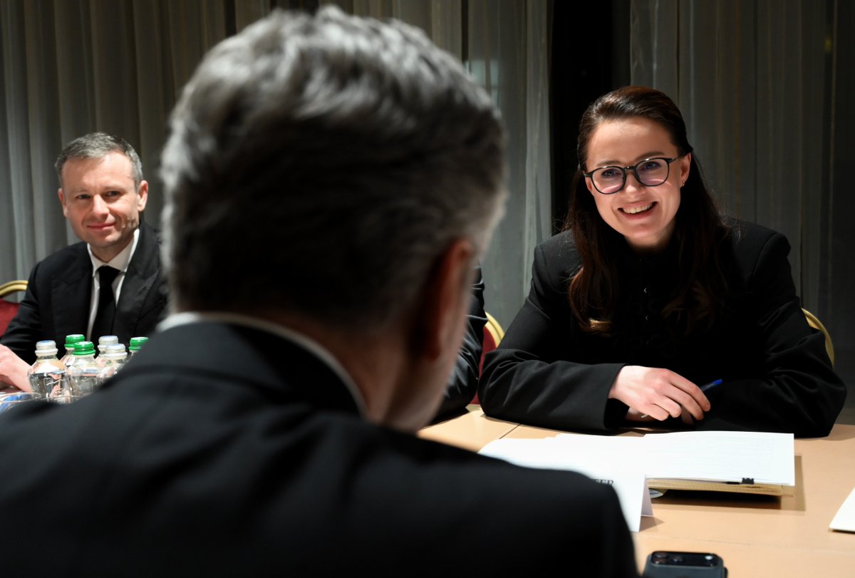 I met with the Prime Minister of 🇺🇦 <a href="/Svyrydenko_Y/">Yulia Svyrydenko</a>. We discussed a new package of bilateral assistance to Ukraine, which includes four DOK-ING MV-4 machines for humanitarian demining, a contribution of €1.5 million to the Ukraine Energy Support Fund, and additional technical