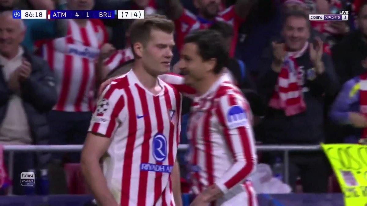 سورلوث يكمل الهاتريك. ليلة أوروبية مميزة لـ ألكسندر سورلوث مع أتليتكو مدريد 