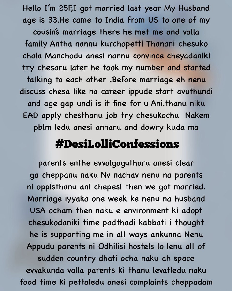 Desi Lolli Confessions tweet media