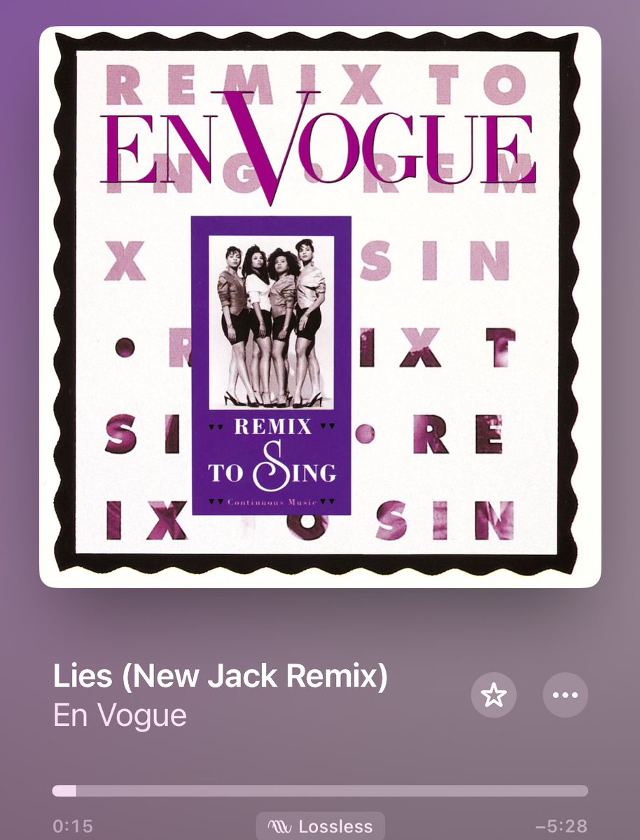 This was on at McDonalds and I was boppin! Thank god for long songs back in the day as i had plenty of time to scramble and Shazam lol.