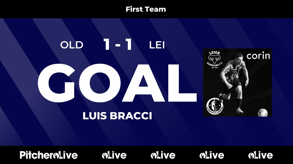 LeighRams's tweet photo. 31': Luis Bracci scores for Leigh Ramblers First 🙌
#OLDLEI #Pitchero
https://t.co/7F6t56rIOT https://t.co/TJqy99jnRY