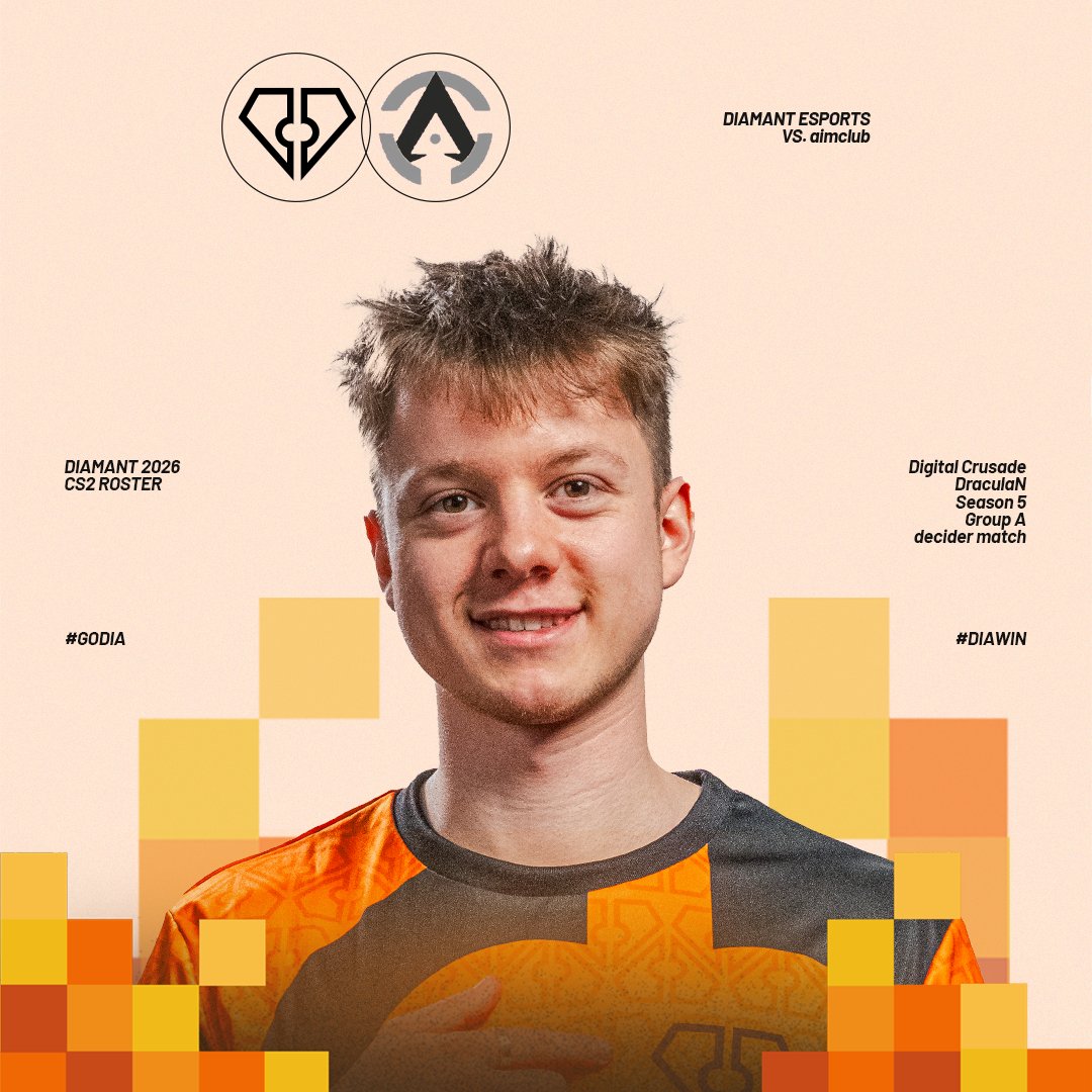 EsportsDiamant's tweet photo. EVERYTHING IS ON THE LINE
BO3 REMATCH FOR PLAYOFFS
STREAMS BELOW
#GODIA 💎 #CS2 https://t.co/G5NSxrnUw1
