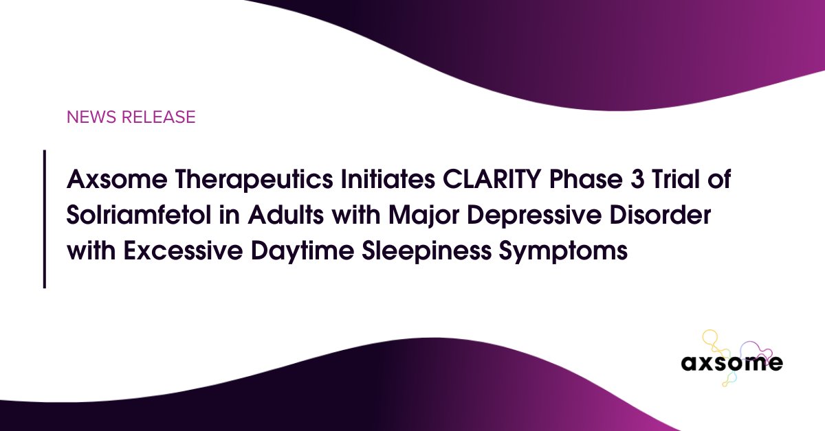 Axsome Therapeutics tweet media