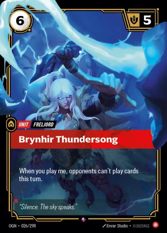 Theory crafting anti-Ezreal tech and I have a question - would Brynhir being played via Here To Help reacting to an opponent’s spell prevent the initial spell resolving?