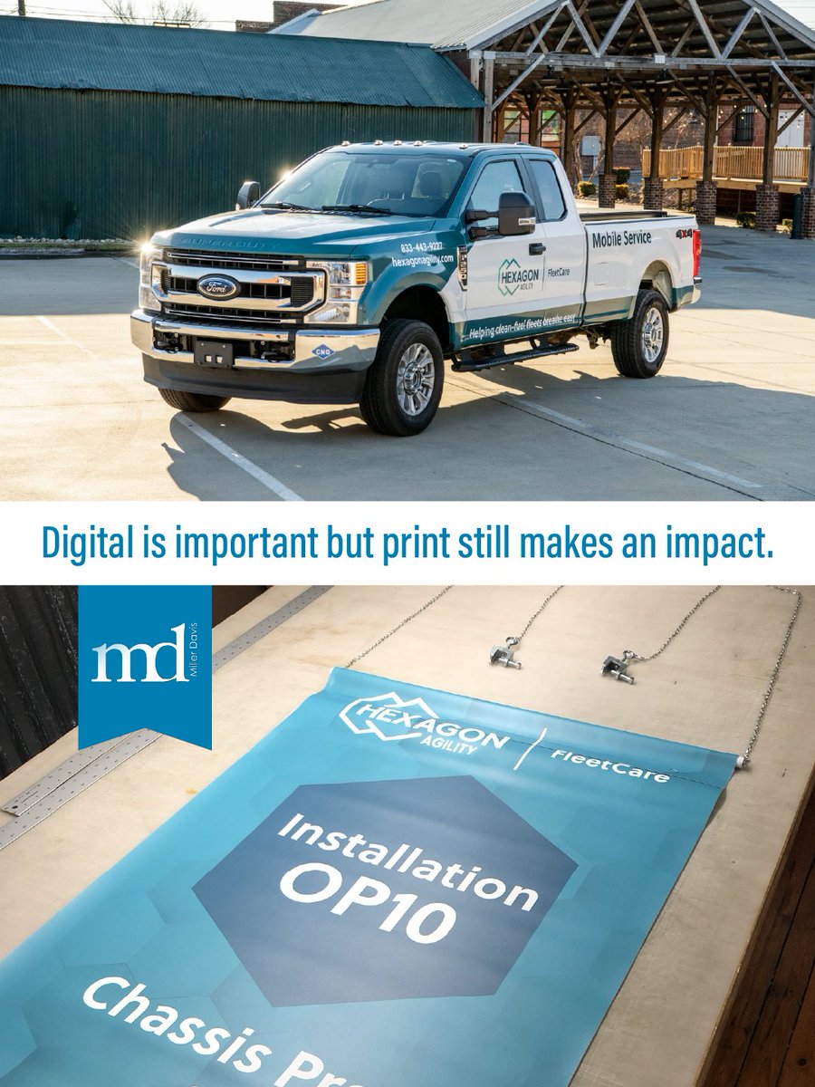 MillerDavis's tweet image. Digital is important but print still makes an impact. 🖨️

From signage and mailers to tradeshow graphics and event materials, we help brands show up strong everywhere.

#PrintMarketing #EventBranding #MillerDavisAgency