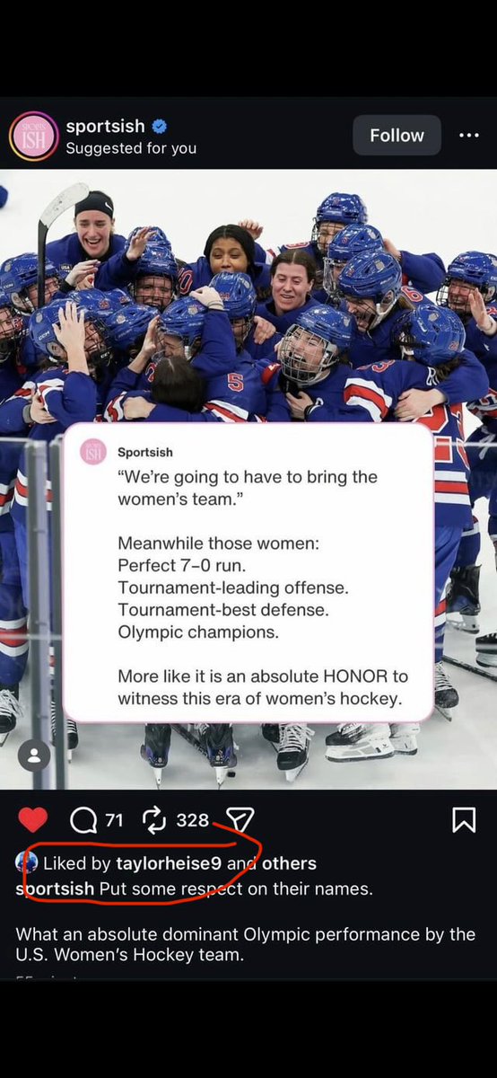 Abigailrj's tweet photo. @barstoolsports Why does no one care what the actual women’s team players think? https://t.co/I9FTIZvCA3