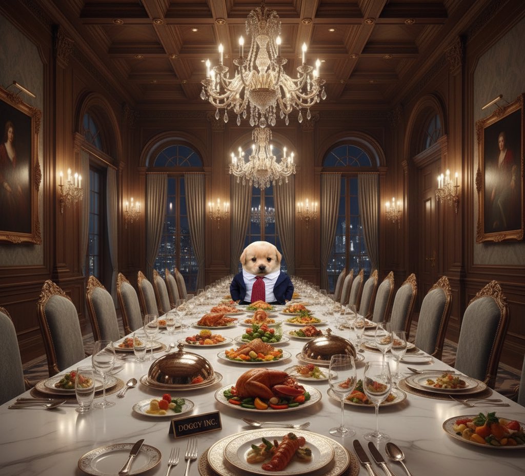 Y ahora por fin puedes pagar la cuenta de toda la mesa, pero ya no queda nadie con quien sentarse.

$DOGGY