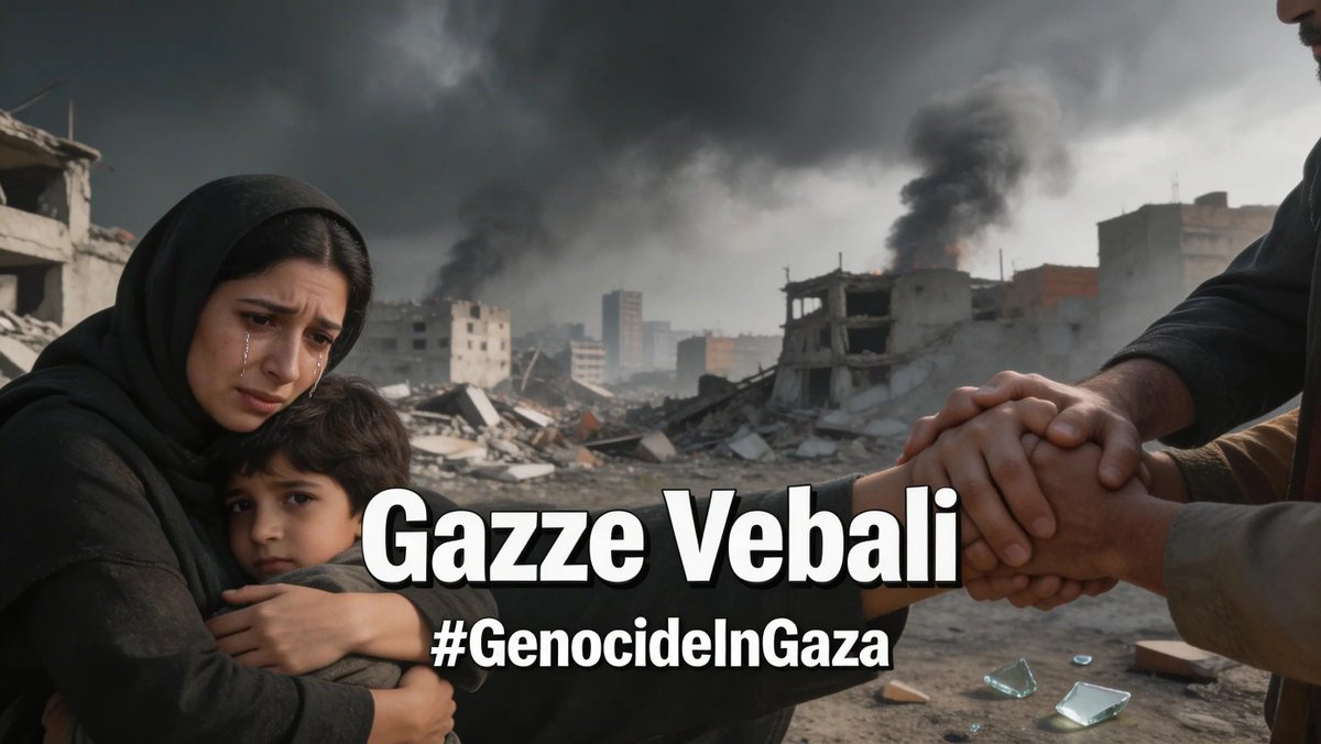 Ramazan geldi. Sofralar kuruldu.
Peki ya Gazze?

Bir yerde iftar topu atılırken,
bir yerde enkazın altından çocuk sesi geliyor.

Bu çelişkiyi görmezden gelme.
Gör, konuş, hatırlat.

Gazze Vebali
#GenocideInGaza