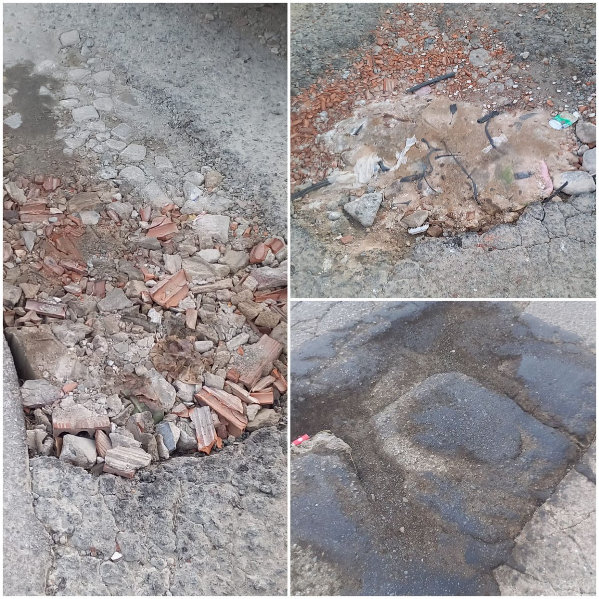 guanyemMollet's tweet photo. 📢 Els carrers de #Mollet estan fets caldo. Ni els 4x4 aguanten.
⚠️ L'ajuntament no respon com cal a la  situació. I el que fa sovint es queda en #NyapsMollet. 
⚠️ O no saben més, no els queda un euro o tenen altres prioritats.
#Mollet necessita 
un canvi.
Vine amb GentxMollet ! https://t.co/ZO1AXyvoO7