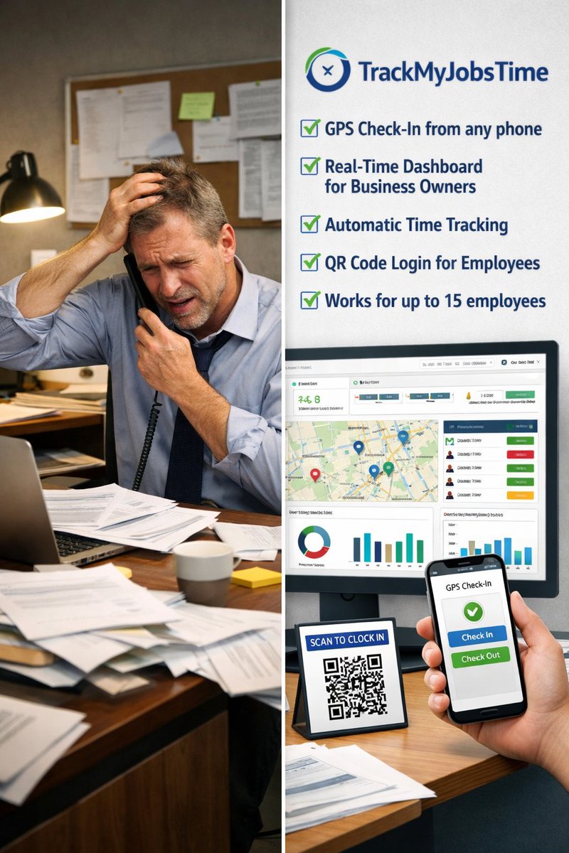 Yorsel's tweet photo. 🚀 Just launched https://t.co/WqmzF2GFZT — a real-time employee tracking system built for field service businesses.If you run a cleaning, landscaping, painting, handyman, or pest control business in Florida... you know the pain:
 #SaaS #SmallBusiness #Florida #FieldService https://t.co/wADeaSba39