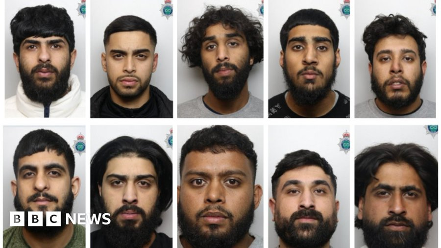 Ten men en convicted of setting a 31 years woman on Fire causing 65% Life changing burns &amp; 13 years old Girl causing 15% burns; all the faces are shown below.

Men convicted for setting woman on fire in Stoke-on-Trent revenge attack.

- BBC News