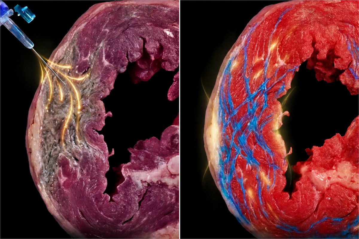 🚨: Cardiologists are injecting stem cell that grow new heart tissues after heart-attacks and almost completely restorating of muscle function within just weeks after receiving stem cell therapy