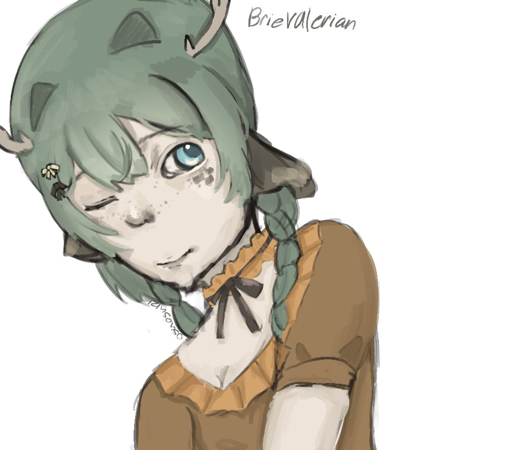 osuosu121053848's tweet photo. @BrieValerian  sorry for the wait !! Its osuosu121 from the stream, heres the art !! https://t.co/XWRG2Y5x3p