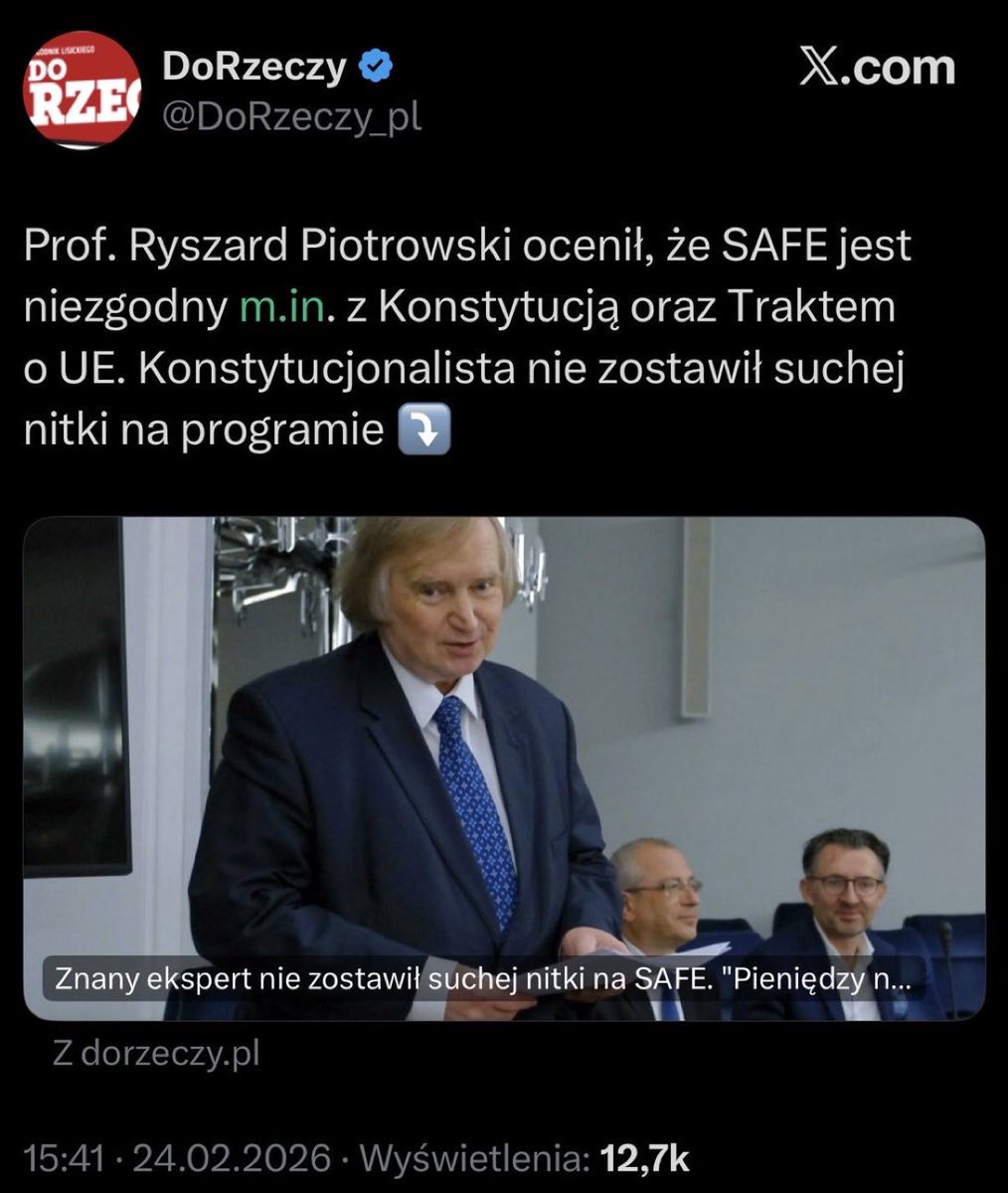 Muszą mieć na profesorka grubą teczkę i mocne haki; powie wszystko, co mu każe Kaczyński.