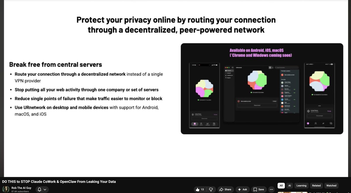 URnetwork tweet media