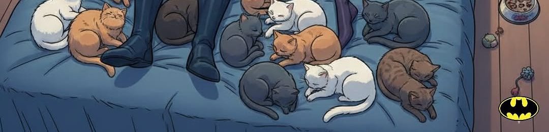 Aa7_Win's tweet photo. Even heroes need a purr-fect night