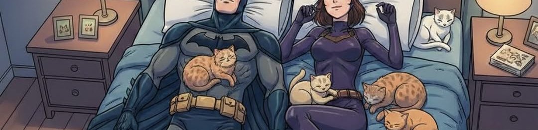 Aa7_Win's tweet photo. Even heroes need a purr-fect night