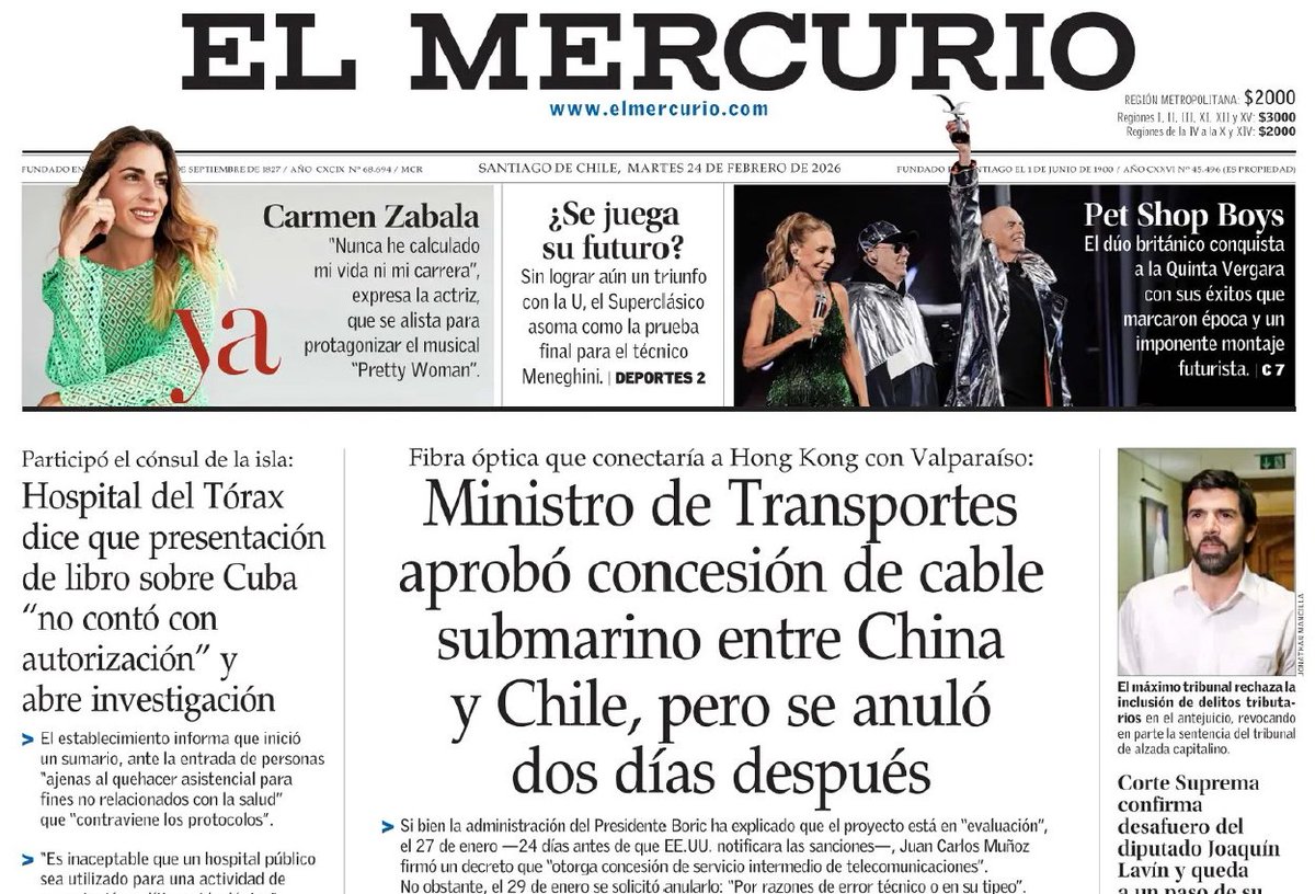 ivancio4's tweet photo. Chile y su propio #Chifagate
EE.UU presiona a Chile y Perú https://t.co/0xZHqKLeD8