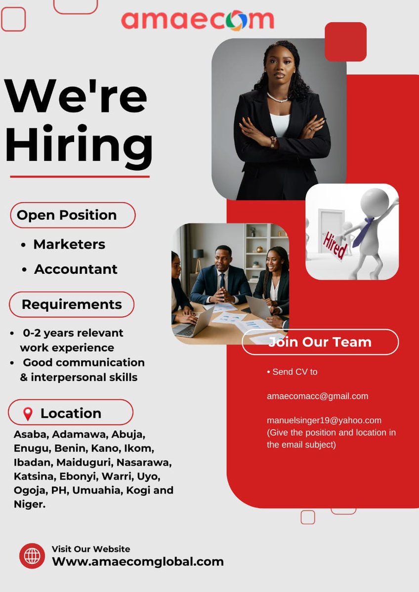 manuelsinger19's tweet photo. #jobopenings
#Hire
#work
#employ https://t.co/XVr7gH9M9l