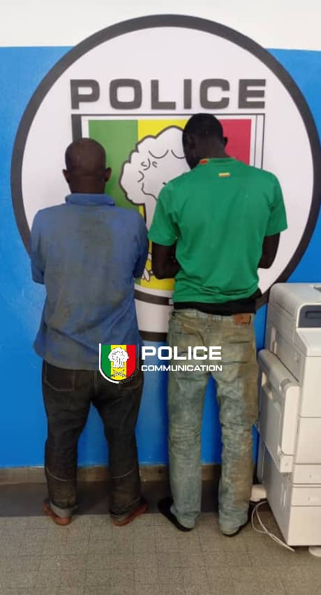 PoliceNationSN's tweet image. Le Commissariat de Plateau en action : 4 individus interpellés pour deux affaires distinctes.
1️⃣ VOLS : 2 voleurs de motos surpris en flagrant délit.  2️⃣ STUPÉFIANTS : 2 individus interpellés au Marché Kermel en possession de 20 plaquettes de Kush. 
#Stups #Vol #Proteger