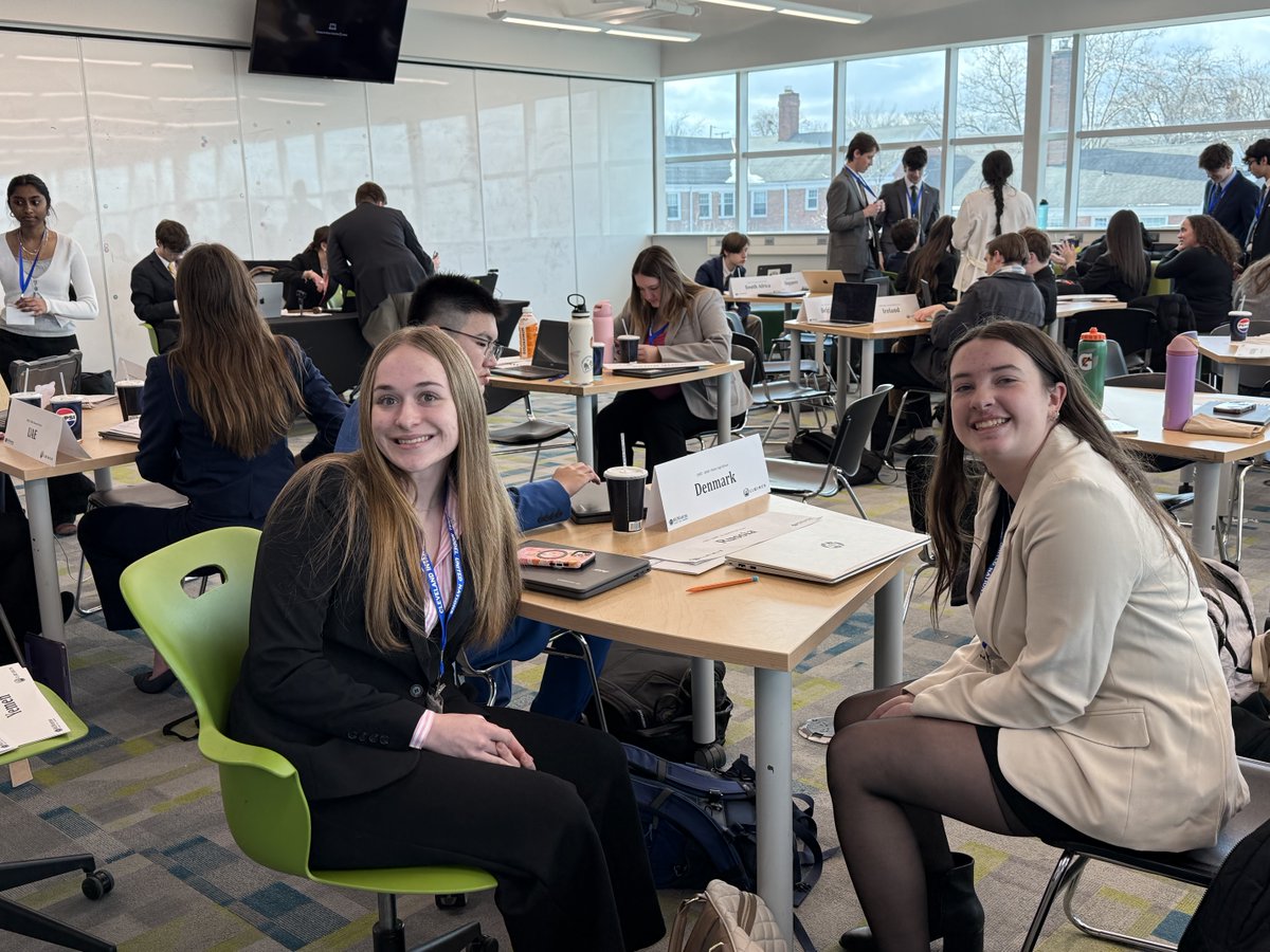 ChardonSchools's tweet photo. Chardon High School’s Model United Nations team participated in the 2026 Cleveland International Model UN Conference earlier this month. Our delegates joined over 400 participants and represented Chardon with poise, intelligence and confidence. 

#WeAreChardon #TopperUp https://t.co/fmnVTXH5Yf
