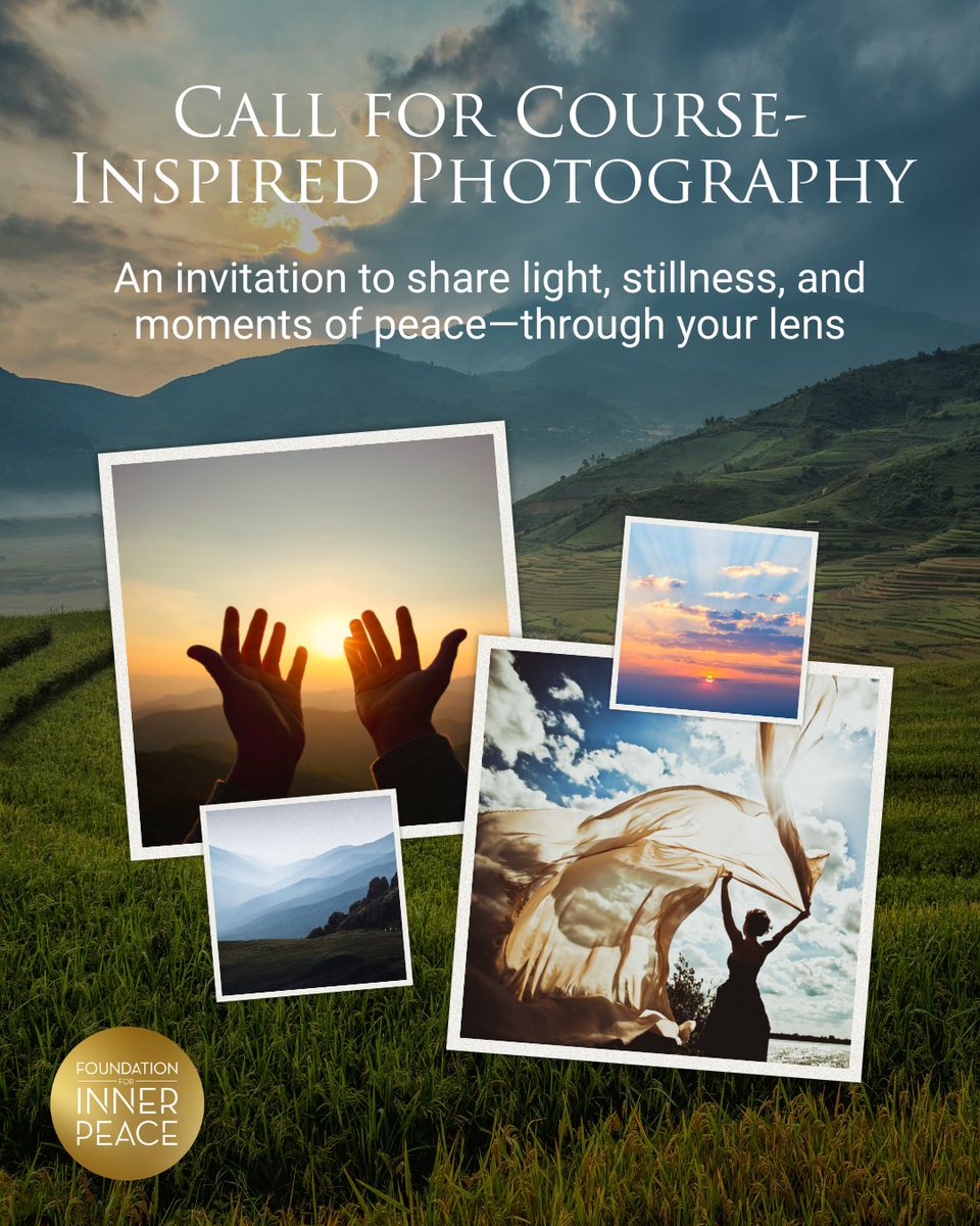 ACIMFoundation's tweet image. Have you ever taken a photo that felt quietly aligned with A Course in Miracles? 💙

We’re lovingly gathering photographs taken by Course students to feature (selectively) on our new website, coming soon.

📸 Submit your photo: docs.google.com/forms/d/e/1FAI…

#acourseinmiracles #acim